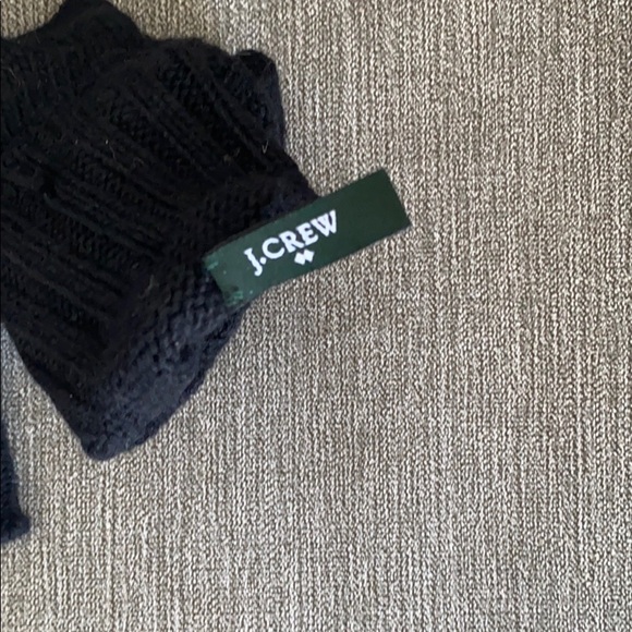 Black Jcrew Mittens with Jewel Detail - Picture 5 of 5